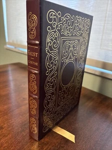 FAUST Easton Press Leather Book GOETHE CLASSIC LITERATURE GERMAN NOVEL STORY ART - Picture 1 of 9