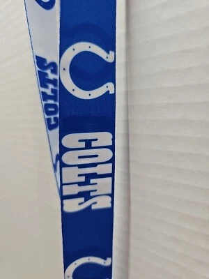 Indianapolis Colts NFL 24.5 Inch Lanyard With Clip - Image 1 of 4