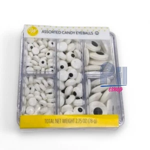 Wilton Assorted Candy Eye Eyeballs Shaped Sprinkles SEALED - Picture 1 of 3