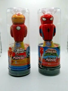 Lot of 2 POWER POPPERS Ultimate Spider-Man & Iron Man Marvel NEW 2015 - Picture 1 of 4