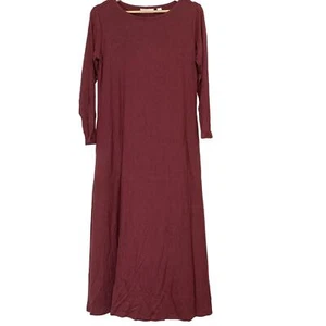 A624951 BELLE by Kim Gravel Rayon Span Bracelet Sleeve Maxi Dress Wine Petite S - Picture 1 of 6