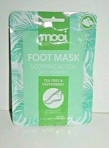 Foot Mask Tea Tree & Peppermint Mooi Skincare Co -1 PACK - Picture 1 of 4