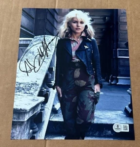 DEBBIE HARRY BLONDIE SIGNED VINTAGE 8X10 PHOTO BECKETT CERTIFIED BAS COA #8 - Picture 1 of 1