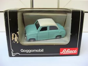 Goggomobil limousine blu Schuco O2073 MIB 1:43 n subaru 360 lloyd heinkel isetta - Imagen 1 de 4