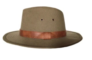 Sommerhut Outdoorhut oliv/grün Baumwolle Gr.59+60 Freizeithut Stoffhut - Bild 1 von 5