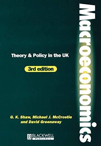 Macroeconomics: Theory and Policy in the UK By Keith Shaw,David  - Image 1 of 1