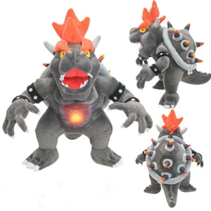 12" Super Mario Bros Fury Bowser Plush Stuffed Doll Toys Birthday Gift - Picture 1 of 7