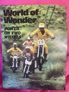 Vintage World Of Wonder Magazine 222 22 June 1974 Nature History Motorbike - Picture 1 of 3