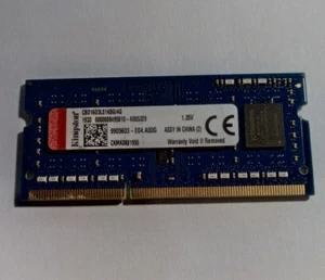 Kingston 4GB PC3L-12800S DDR3L-1600 SODIMM Laptop Memory RAM CBD16D3LS1KBG/4G - Picture 1 of 1