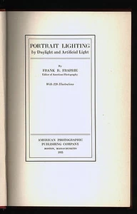 PORTRAIT LIGHTING by Daylight & Artificial Light (1935 hardback) Frank R Fraprie - Picture 1 of 1