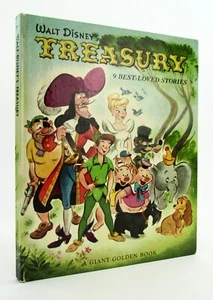 WALT DISNEY'S TREASURY 9 Best Loved Stories 1970 Giant Golden Book HB VGC L1 - Imagen 1 de 10