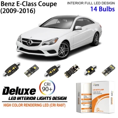 14 Bulbs LED Interior Light Kit for Mercedes Benz E-Class Coupe C207 Xenon White - Image 1 of 4
