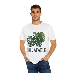 Monstera Plant Shirt Botanical Graphic Tee Unisex Gift for Plant Lovers Tee - Picture 1 of 9