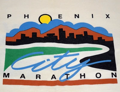 Camiseta De Colección Talla M/L Años 80 90 Phoenix Maratón Pantalla Estrellas Puntada Única Foto 1 de 4