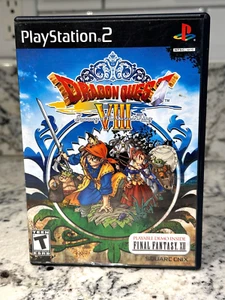 DRAGON QUEST VIII Sony PlayStation 2 PS2 CIB w/ Final Fantasy Demo Disc TESTED - Picture 1 of 6
