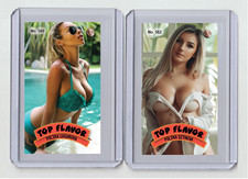 Polina Logunova rare MH Top Flavor #'d x/3 Tobacco card no. 580
