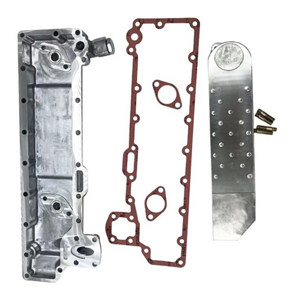 Oil Cooler Assy 8944496440 for Isuzu 4BG1 4BD1 Hitachi EX100-3C EX100-5 EX120-2 - Image 1 of 4