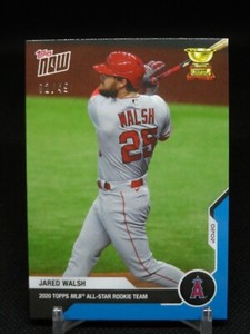 2/49 Blue Parallel Jared Walsh Rookie Cup Card RC-04 Angels 2020 MLB Topps Now
