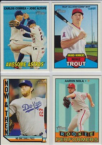 2016 Topps Heritage High Insert Lot - You Pick 5 Cards - Combo Award Rookie Now