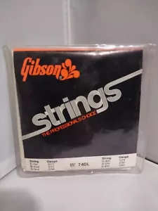 GIBSON VINTAGE "Rock And Roll" Electric Guitar Light Gauge Strings Set 740L. - Picture 1 of 7