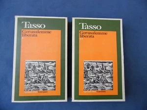 LOTTO DI DUE VOLUMI-TORQUATO TASSO-GERUSALEMME LIBERATA-PRIMA EDIZIONE-1974 - Foto 1 di 1