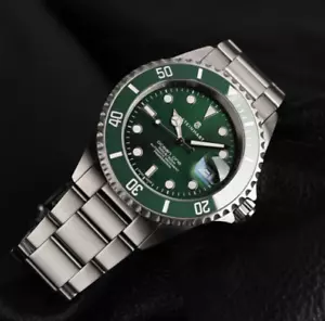 Orologio Steinhart Ocean 39 DOUBLE-GREEN automatico uomo svizzero subacqueo 103-1065 - Foto 1 di 15