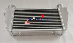 64MM Inlet/Outlet Aluminum Turbo Intercooler Fin Design Universal 482*270*76mm - Picture 1 of 5
