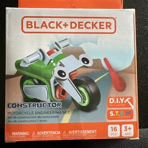 Black + Decker Constructor Motorcycle Engineering Set-Skills Development-16 Pc - Picture 1 of 1