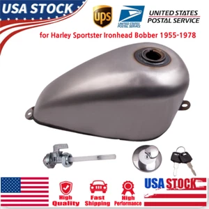 1.5 Gallon 5L Gas Fuel Tank For Harley Sportster Ironhead Bobber 1955-1978 - Bild 1 von 8