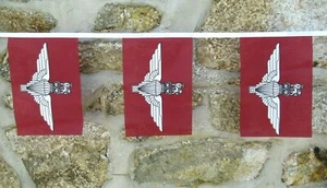 Britische Armee Fallschirm Regiment Flagge Wimpelkette - 6 Meter Länge - Bild 1 von 4