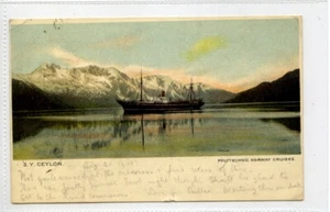 (Gd3015) Sailing Yacht Ceylon, Poly Technic Norway Cruises 1905 - Picture 1 of 4