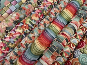 Designer Tapestry Fabric Heavy Duty Material Upholstery Cushion Sofa - 54" Wide - Picture 1 of 133