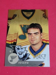 CURTIS JOSEPH   - 1994-95 PINNACLE SELECT - CERTIFIED GOLD PARALLEL CARD #121