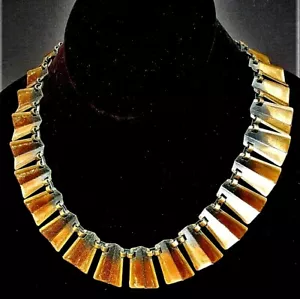 1950'S SUN RAY COPPER NECKLACE ATTRIBUTED TO RENOIR - CALIFORNIA - Picture 1 of 4