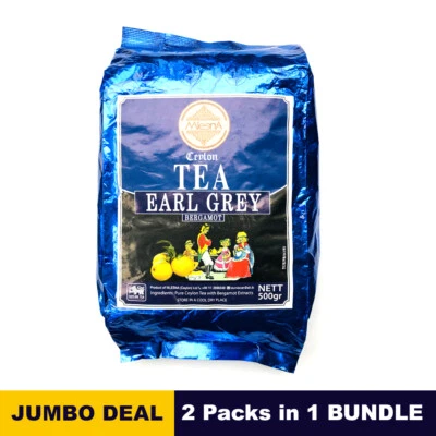 Té Mlesna Earl Grey Ceilán 500 g (17,63 oz) x 02 paquetes Foto 1 de 2