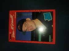 1990 Donruss Rated Rookie #32 Larry (Ben) Benjamin McDonald Rookie (RC)