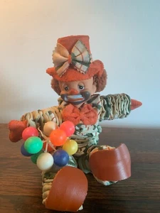 Bambola clown triste vintage - Foto 1 di 6