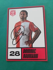 Hallescher FC , D. Baumann , Autogrammkarte ,Fussball - Picture 1 of 1