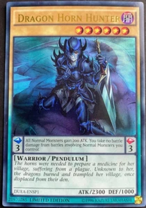 Dragon Horn Hunter - DUEA-ENSP1 Ultra Rare Limited Edition YuGiOh TCG Card - Picture 1 of 1