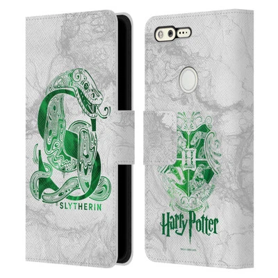 OFFICIAL HARRY POTTER DEATHLY HALLOWS IX LEATHER BOOK CASE FOR GOOGLE PHONES - Image 1 of 4