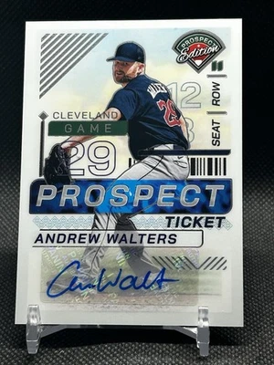 2024 Panini Prospect Edition ANDREW WALTERS PROSPECT TICKET AUTO #22 CLEVELAND - Image 1 of 2