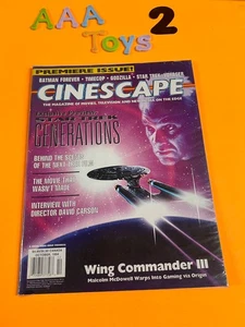 Cinescape Magazine 1994 Premiere Issue Star Trek Rare excellent copy - Picture 1 of 1