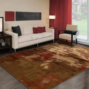 Indoor Large Area Rug, Modern Abstract Throw, Decor for Bedroom, Living Room,... - Picture 1 of 6
