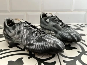 Adidas Adizero F50 SG Football Boots Core Black/Silver UK Size 6.5 EU 40 (2014) - Picture 1 of 15