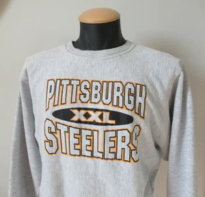 Vtg Pittsburgh Steelers Champion Reverse Weave Crewneck Sweatshirt Sz XL NFL - Picture 1 of 10