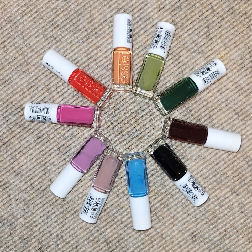 10 X 5ml Essie Nagellack SET NEU gut für den Adventskalender  gelb grün rot pink - Bild 1 von 4