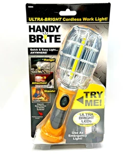 Handy Brite 500 Lumens LED Work Light Ultra-Bright Cordless & Portable Bulb - Picture 1 of 5