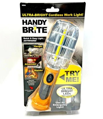 Handy Brite 500 Lumens LED Work Light Ultra-Bright Cordless & Portable Bulb - Image 1 of 4