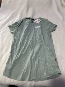T-shirt donna Puma verde taglia small logo manica corta 30€ nuova con etichetta - Foto 1 di 8