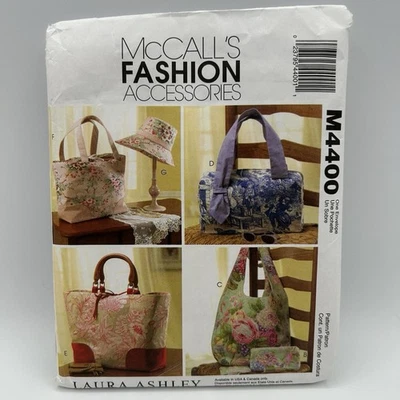 McCall's #M4400 Laura Ashley Accessories Bags Sewing Pattern - Image 1 of 4